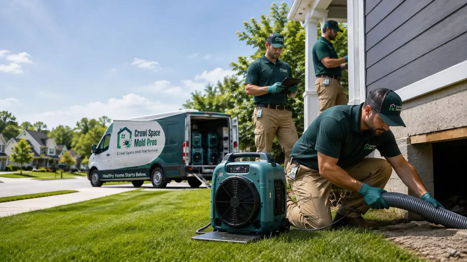 Crawl Space Mold Removal in Belvidere, SD
